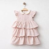 Baby Corner Fırfırlı Kız Bebek Elbise - 6 Ay - Pembe