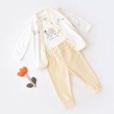 Baby Cosy Babycosy Kaplumbağa 3'lü Kadife Bebek Takım - Bej - 1 - 1,5 Yaş