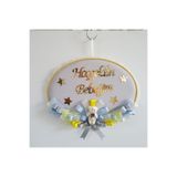 Baby Design Keten Ayıcıklı Bebek Kapı Süsü