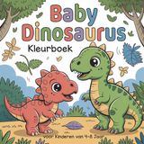 Baby Dinosaurus Kleurboek voor Kinderen van 4-8 Jaar: Schattige Dieren Dino Ontwerpen