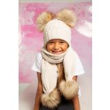 Baby Dora Ponponlu Atkı & Bere Takım