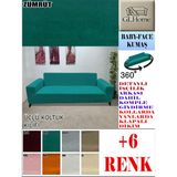 Baby Face Kumaş 3 Lü Komple Giydirme Kanepe & Çekyat, Bohem, Porto, Vb. Model Koltuk Kılıfı - 180 x 240 cm - Zümrüt