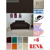 Baby Face Kumaş Çift Kişilik Komple Giydirme 2'li Kanepe, Bohem,porto, Vb Model Koltuk Kılıfı - 120 x 160 cm - Kahverengi