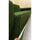 Baby Face Lastikli Koruyucu Giydirme Koltuk Örtüsü - Haki Yeşili - 3+1 (2 Parça Set) - 10 x 10 cm