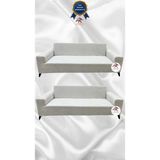 Baby Face Lastikli Koruyucu Giydirme Koltuk Örtüsü - Krem - 3+3 (2 Parça Set) - 10 x 10 cm