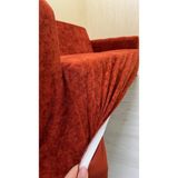 Baby Face Lastikli Koruyucu Kolsuz Koltuk Örtüsü - Kiremit - 3+2+1 (3 Parça Set) - 10 x 10 cm