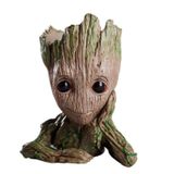 Baby Groot Figür Düşünen Saksı Kalemlik PLA Büyük 15 Cm