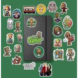 Baby Groot Sticker Paketi/Bullet Journal Defter Çıkartma Ajanda Laptop Etiket