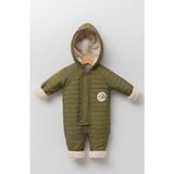 Baby Hola 0-3 Yaş Kapitone Kapşonlu Içi Velsoft Bebek Çocuk Kışlık Kar Tulumu Kozmonot 13473 - 9 - 12 Ay