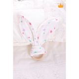 Baby Hola Ahşap Halkalı Müslin Diş Kaşıyıcı 546 - Mor
