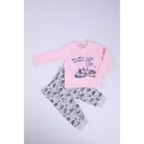 Baby Hola Babyhola Kız Erkek Bebek Çocuk Alt Üst Takım Mevsimlik Baharlık 11483 - Gri - 2 Yaş