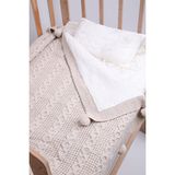 Baby Hola Babyhola Triko Velsoft Bebek Battaniye Yenidoğan Hastane Çıkışı 4041 - Gri