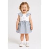 Baby Hola Kız Bebek Müslin Sıfır Kol Yazlık Elbise 15234 - Gri - 24 - 36 Ay