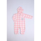 Baby Hola Kız Erkek Bebek Polar Tulum 115018 - Pembe - 6 Ay