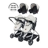 Baby Home 1010 Ayrılıp Birleşebilen Travel Sistem İkiz Bebek Arabası