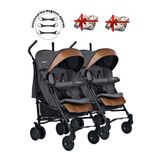 Baby Home 107 Ayrılıp Birleşebilen Baston İkiz Bebek Arabası