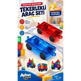 Baby Home 2 Adet Araba Eklentisi Manyetik Oyuncak Mıknatıslı Manyetik Bloklar