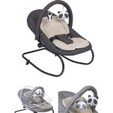 Baby Home 330 Hug Ana kucağı - Kademeli - Sallanır - Sabitlenebilir - Oyuncaklı - Bebek Puseti - Antrasit