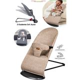 Baby Home 370 Balance Üç Kademeli Kolay Taşınabilir Sallanan Ana Kucağı - Kahverengi