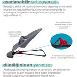 Baby Home 370 Balance Üç Kademeli Kolay Taşınabilir Sallanan Ana Kucağı - Siyah