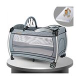 Baby Home 600 Nanny 70X110 Anne Yanı Bebek Beşiği Sepet Oyun Parkı Yatak Beşik - Gri