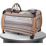 Baby Home 600 Nanny 70x110 Bebek Oyun Parkı Park Yatak Beşik - Bej