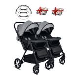 Baby Home 810 Ayrılıp Birleşebilen Çift Yönlü İkiz Bebek Arabası