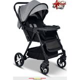 Baby Home 810 Gri Yeni Nesil Çift Yönlü Bebek Arabası