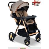 Baby Home 810 Kahverengi Yeni Nesil Çift Yönlü Bebek Arabası