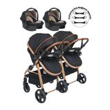 Baby Home 950 Ayrılıp Birleşebilen Travel Sistem İkiz Bebek Arabası