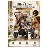 Baby Home Bebek Çocuk Arabası Puset Baston Yağmurluğu Rüzgarlığı Lüx Yağmurluk