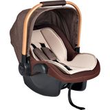 Baby Home BH-500 Comfort Alüminyum Ana Kucağı ve Bebek Taşıma Koltuğu 0-13 Kg Yıkanabilir Kumaş Özellikli - Krem - Kahverengi