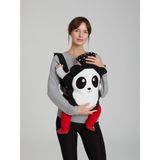 Baby Home Woykids Bebek Taşıyıcı Kanguru - Bebek Taşıma Kangurusu Panda Desenli - Beyaz