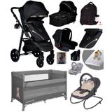 Baby Home Yeni Full Takım 10 In 1 940 Travel Sistem Bebek Arabası Lorelli Anne Yanı Oyun Parkı Park Yatak Beşik Ve Sallanır Ana Kucağı