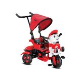 Baby Hope 125 Yupi Panda Ebeveyn Kontrollü Tenteli Müzikli Tricycle Üç Teker Bisiklet -Kırmızı/Siyah