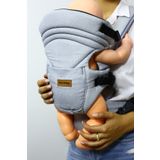 Baby Hugs Zero Plus Bel Destekli Her Yöne Kanguru Desenli Açık Gri