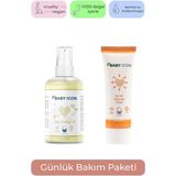 Baby İcon Bebek Bakım Kiti Güneş Kremi Ve Masaj Yağı 2'li Set