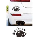 Baby In Car - Arabada Bebek Var Oto Araba Cam Sticker Çıkartma Kamyonlar