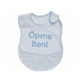 Baby Jem Lüks Mama Önlüğü Öpme Beni Mavi