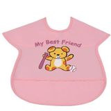 Baby Jem Muşamba Kollu Önlük-Pembe
