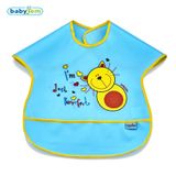 Baby Jem Poli Muşamba Mavi Büyük Mama Önlüğü