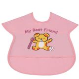 Baby Jem Poli Muşamba Pembe Büyük Mama Önlüğü