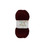 Baby Joy Örgü İpi Koyu Bordo%100 Anti-Pilling Akrilik 100g 250m (80039)
