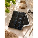 Baby Kangaroo 10-11 Inç Su Geçirmez Siyah Kapitone Desenli Tablet Kılıfı , Fermuarlı Tablet Çantası, Ipad Uyumlu Kılıf, Kitap Kılıfı