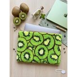 Baby Kangaroo 11-12,13-14-15-16 Inc Kivi Desenli Peluş Laptop Kılıfı & Tablet Çantası Yumuşak MacBook Çantası - 11 inç