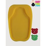 Baby Kids Colors Lüx Küvet Süngeri ve 2 Adet Yıkama Süngeri ( Katlanır Küvetler Için Uygun ) - Sarı - Yenidoğan