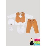 Baby Kids Colors Müslim 5'li Set Kutulu Takım - Yenidoğan - Kiremit