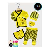 baby kids colors Yeni Doğan Bebek Taraftar Zıbın Takımı 5 Parça %100 Pamuk
