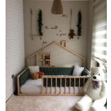 Baby Kinder Fancy Doğal Montessori Bebek ve Çocuk Karyolası (80x180 cm)