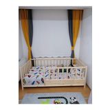 Baby Kinder Kahverengi Roofless Montessori Bebek Ve Çocuk Karyolası